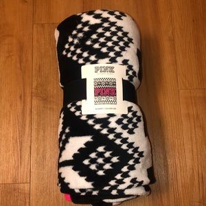 NWT Victoria Secret Pink Christmas Blanket